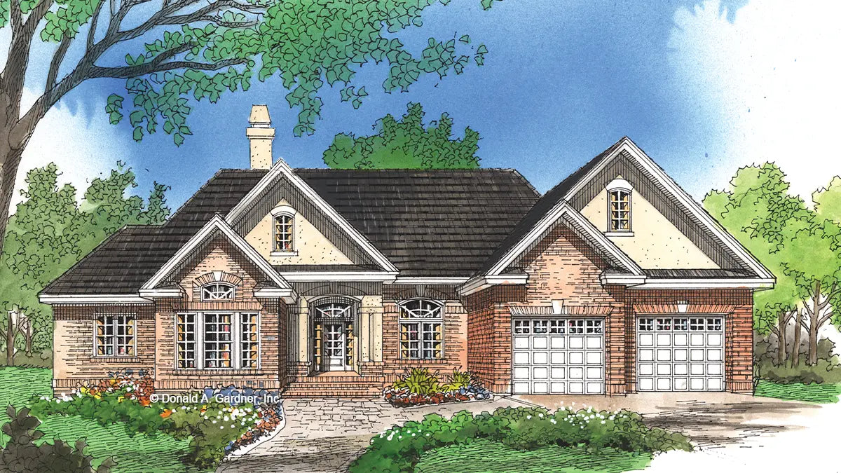 Brick Rambler House Plans