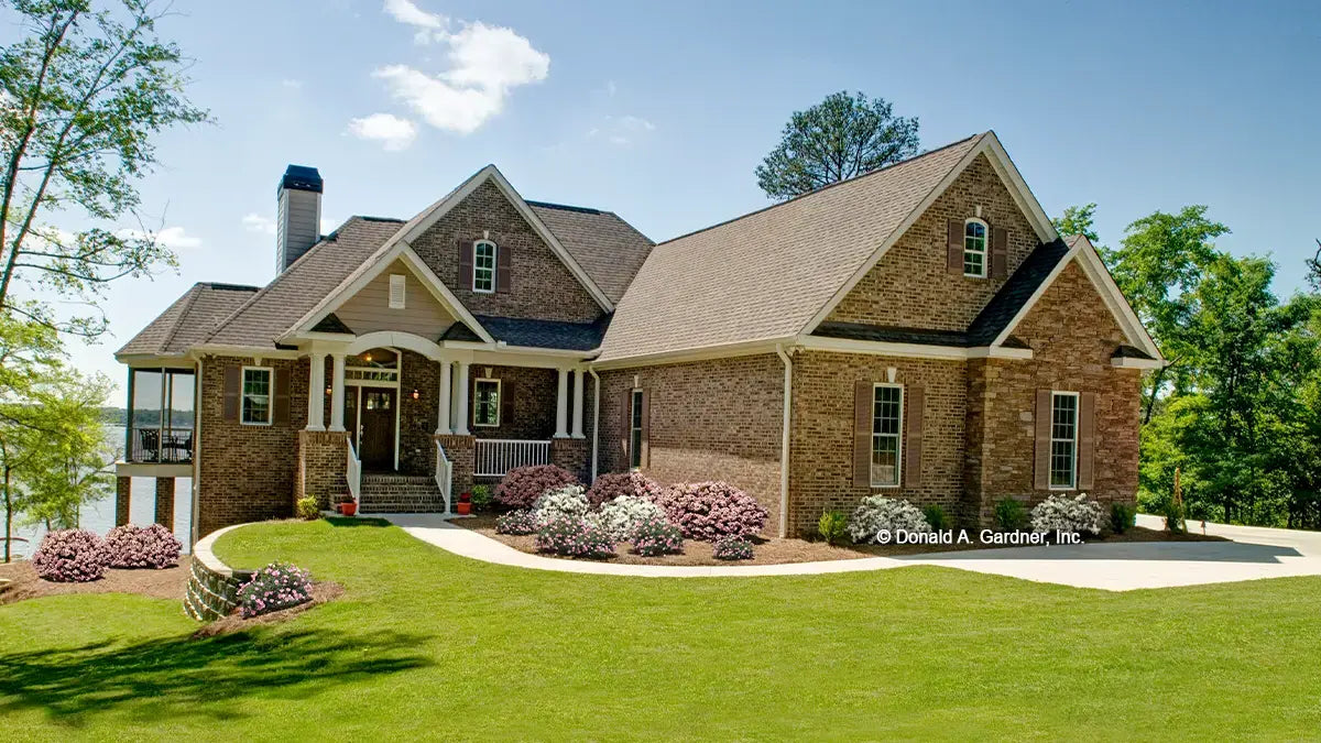 one story house front view