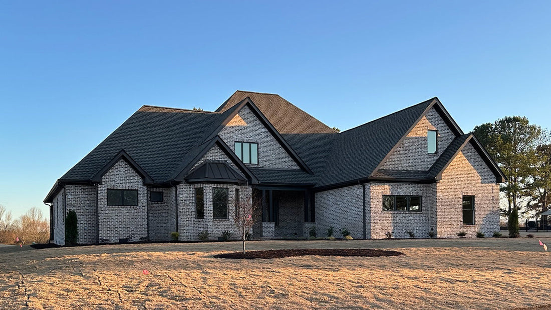 Front exterior of The Spotswood house plan 1310.