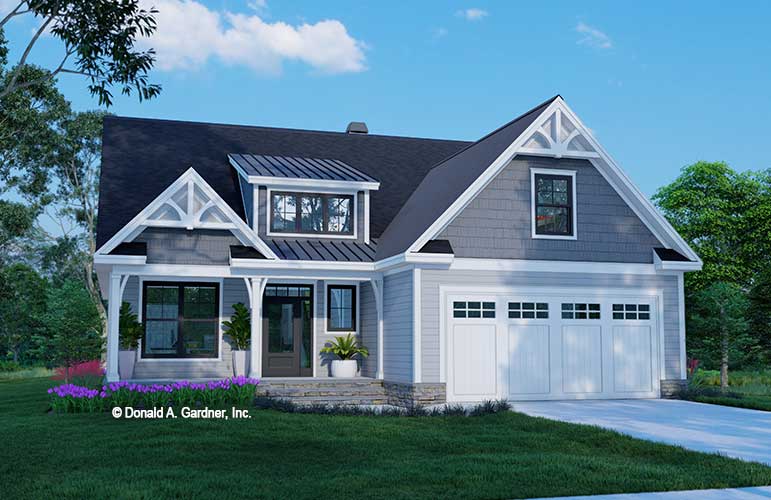 The Jocelyn House Plan 1385 | Insulation Sheetrock & Siding