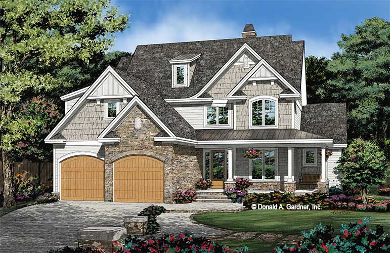 The Agatha Home Plan 1500 | Rendering-to-Reality