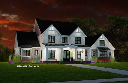 Home Plan 1530 | Luxury Modern Farmhouse