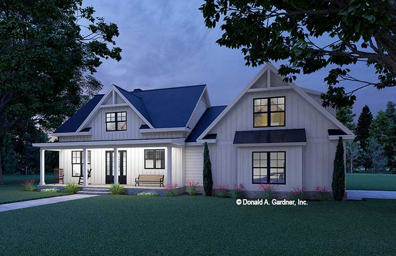 House Plan 1537 | Small Modern Farmhouse