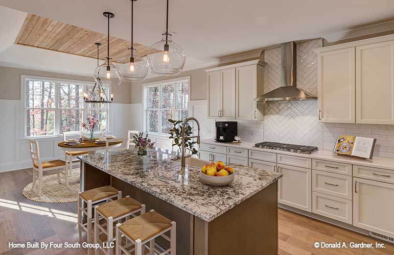 Subway tile in the kitchen of The Shirley house plan 1608.