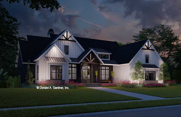 House Plan 1656-D | Luxury Hillside Walkout