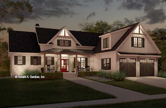 House Plan 1818 | Modest Modern Farmhouse