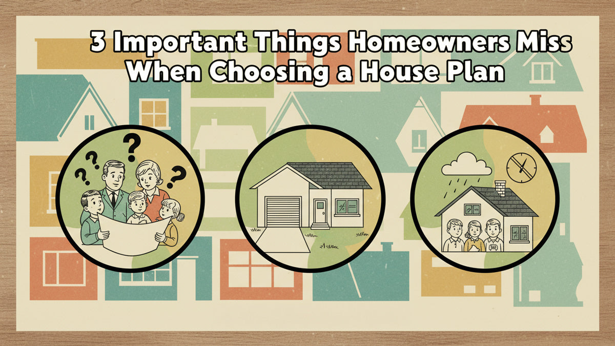 3 Important Things Homeowners Miss When Choosing a House Plan