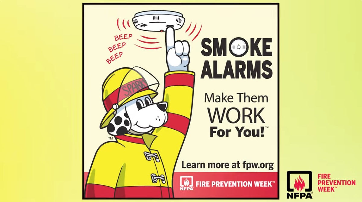 Fire prevention week 2024 - Smoke Alarms: Make them work for you!