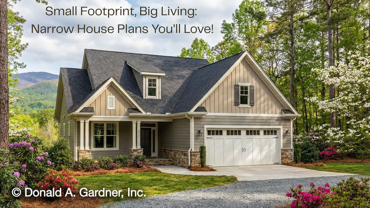 The Millicent narrow home plan exterior image