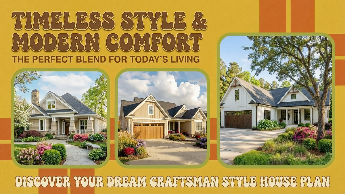 Craftsman House Plans: Timeless Style, Modern ComfortCraftsman House ...