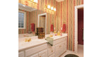This is a photo of the master bathroom for traditional house plan 297 The Irwin as built by a customer