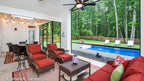 Another screen porch view for one story house plan 1506 The Ashbry