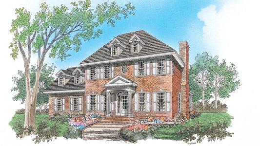 Front view illustration. The Baltimore plan 888. 