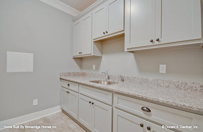 Utility room picture for house plan 1340 The Brodie