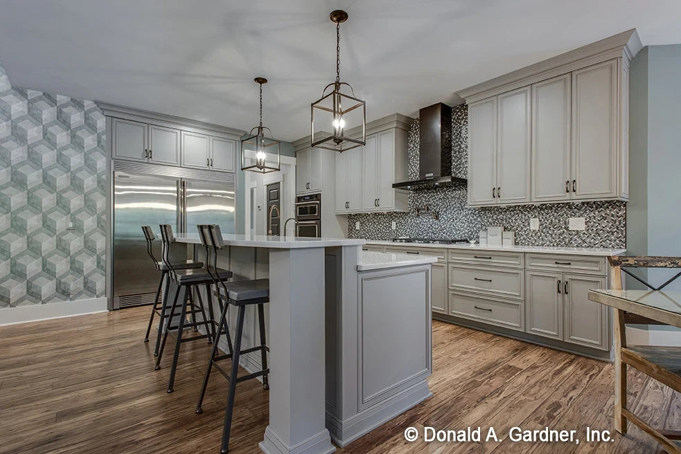 The spacious kitchen is perfect for  large gatherings 