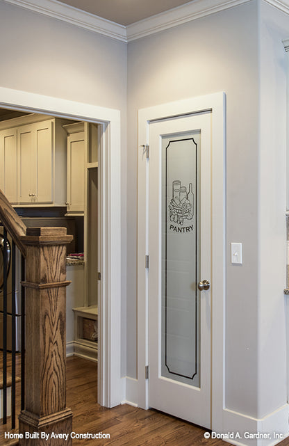 This is the pantry door picture of the traditional house plan 1141 The Calypso