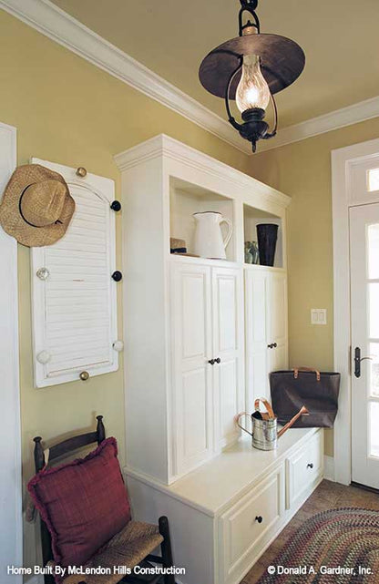 This is a picture of the mud room for walkout basement house plan 1125 The Cedar Ridge