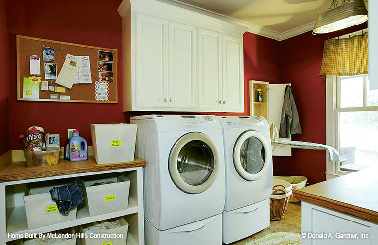 This is a picture of the utility room for walkout basement house plan 1125 The Cedar Ridge