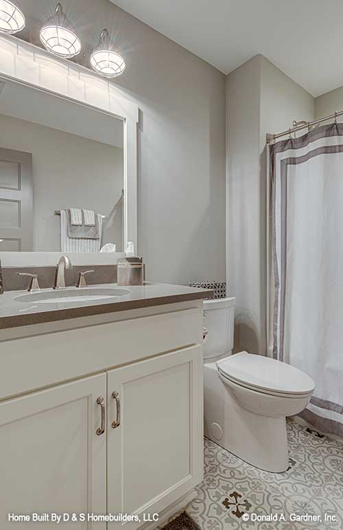 Full bathroom picture of one story house plan 1323 The Celeste