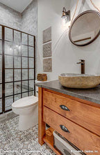 Additional bathroom picture with shower for one story house plan 1323 The Celeste