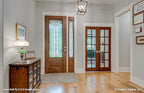 Picture of large foyer entrance for one story house plan 1323 The Celeste