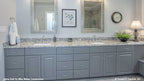 Master bathroom double sink vanity for house plan 1322 The Charlton