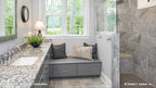 Picture of master bathroom and shower for house plan 1322 The Charlton