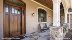Front porch and front door picture for Chesnee house plan 1290