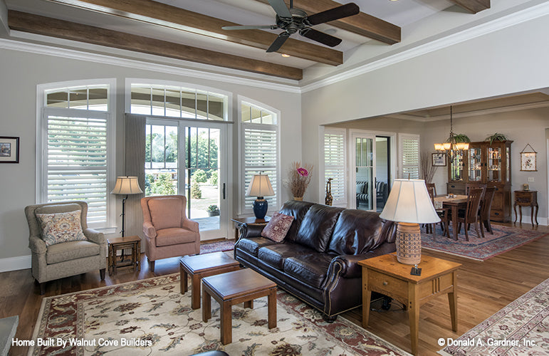 Great room with dining picture for Chesnee house plan 1290