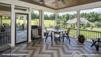 Large screen porch area for Chesnee house plan 1290