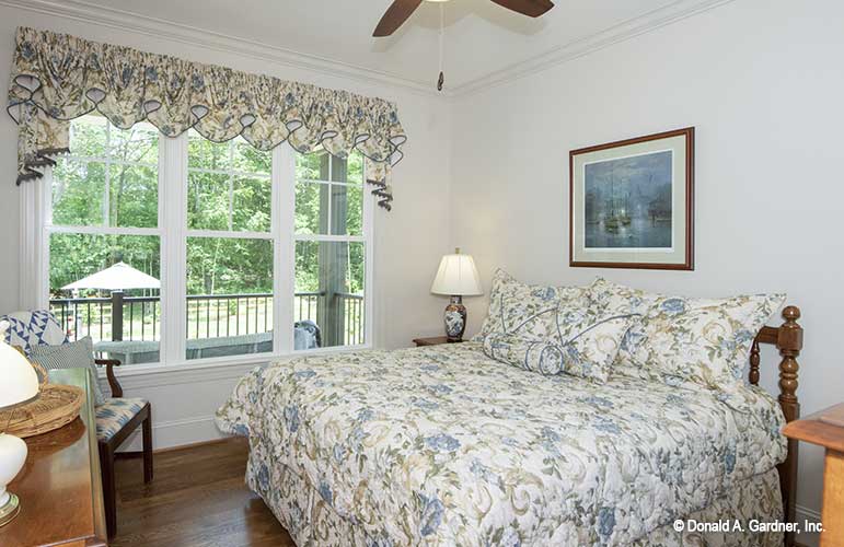 Secondary bedroom with lots of natural light from the 3 large window. The Cline plan 1419