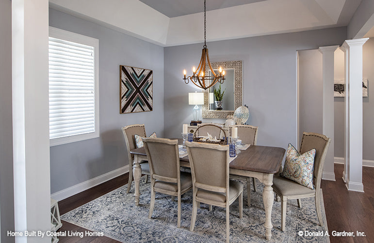 This is a picture of the dining room of cottage house plan 923 The Colthorpe