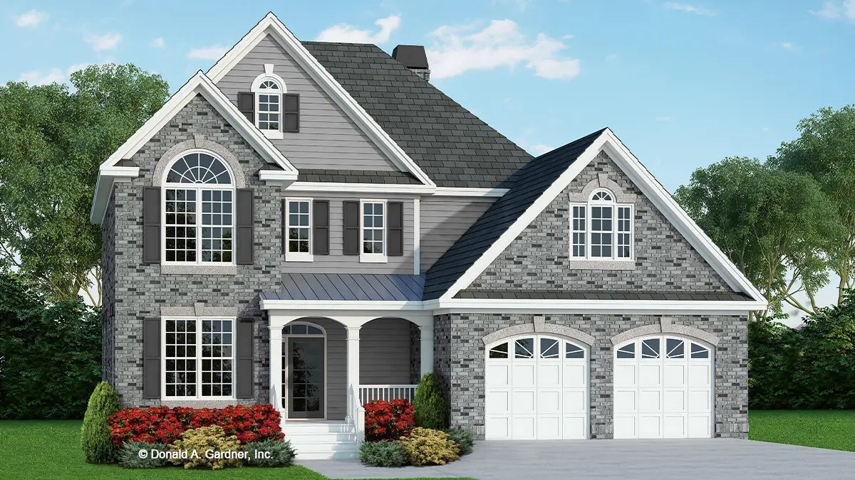 Front view illustration. The Courtridge plan 1193.