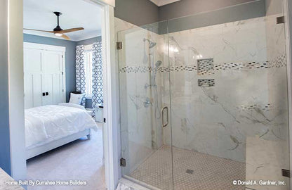 This is a photograph of the bathroom of luxury house plan 732 The Crowne Canyon as built by a customer