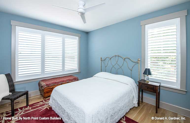 Cozy secondary bedroom with lots of window light. Dawson plan 1502