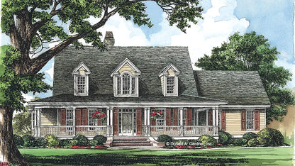 Front view illustration. The Dobbins plan 370. 