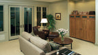French doors in the entertainment room. The Dogwood Ridge plan 5005.