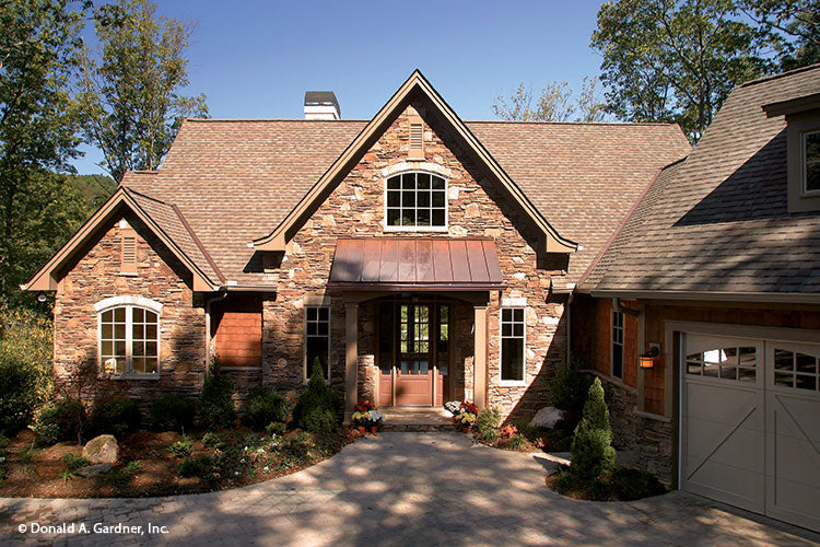 Front porch view. The Dogwood Ridge plan 5005.