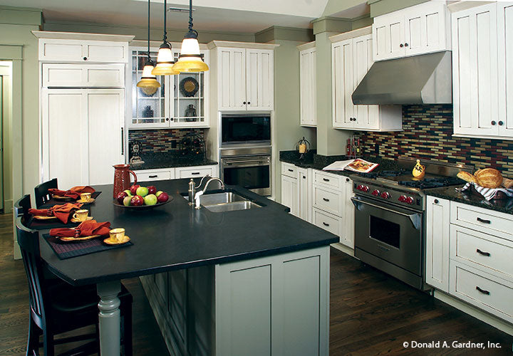 Sink in the kitchen island. The Dogwood Ridge plan 5005.