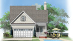 the rear features a 2 car rear-load garage and covered rear porch for relaxing
