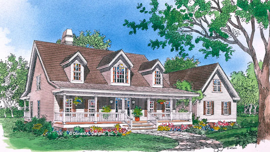 This is a front view illustration. The Dunwood plan 299.