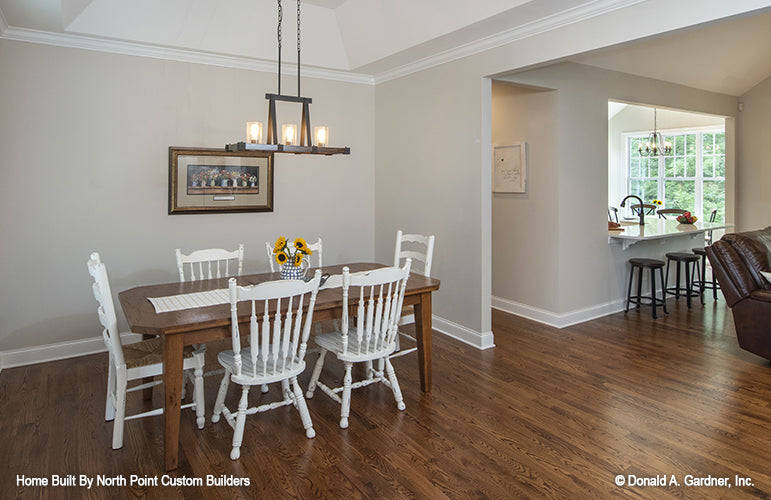 Dining room picture of one story house plan 1047 The Fieldstone