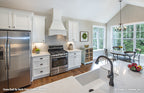 Kitchen counter and range picture of one story house plan 1047 The Fieldstone