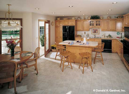 This is a kitchen picture of house plan 306 The Forrester