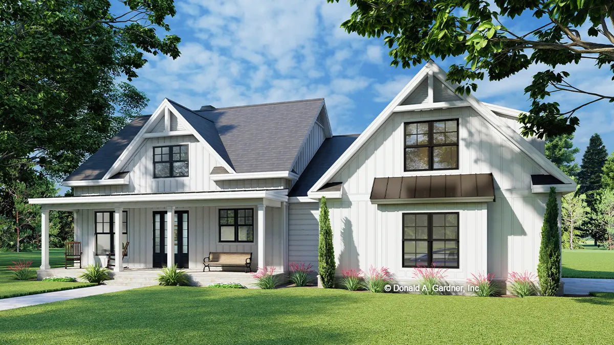 Open Source House Design Plan 970048vc Open Layout Farmhouse Plan Architectural Design House