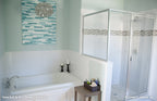 Master bath tub and shower picture for Hardesty house plan 1287