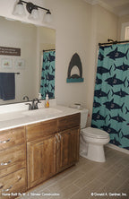 Bathroom with shower for Hardesty house plan 1287