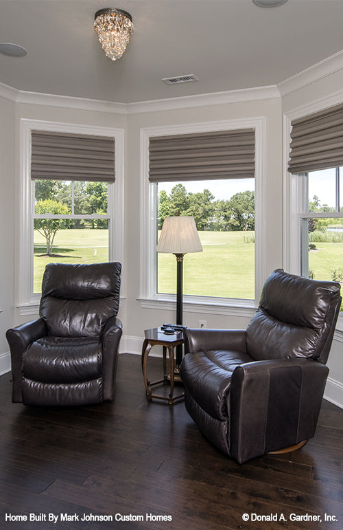 Sitting area in the master bedroom. The Hartwell plan 1221.