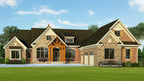This is an illustration of the front of craftsman house plan 5010 The Henningridge 