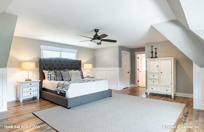 Spacious secondary bedroom. The Hollowcrest plan 5019.